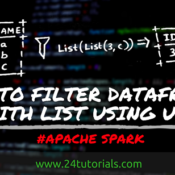 How to filter DataFrame based on keys in Scala List using Spark UDF